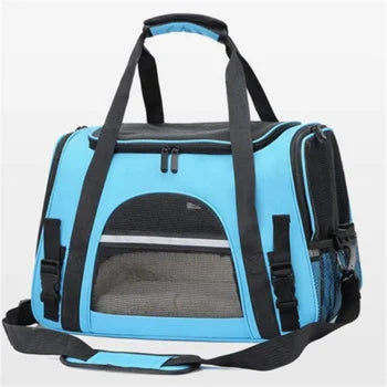 Prowalk carrier for cats medium, safety and comfort on your trips, prepare your pet for safe and comfortable adventures with our animal carrier bag, pet carpons in turquoise blue, pink, purple