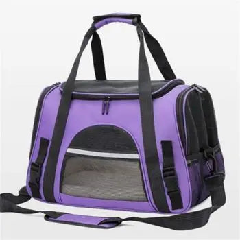 Prowalk carrier for cats medium, safety and comfort on your trips, prepare your pet for safe and comfortable adventures with our animal carrier bag, pet carpons in turquoise blue, pink, purple