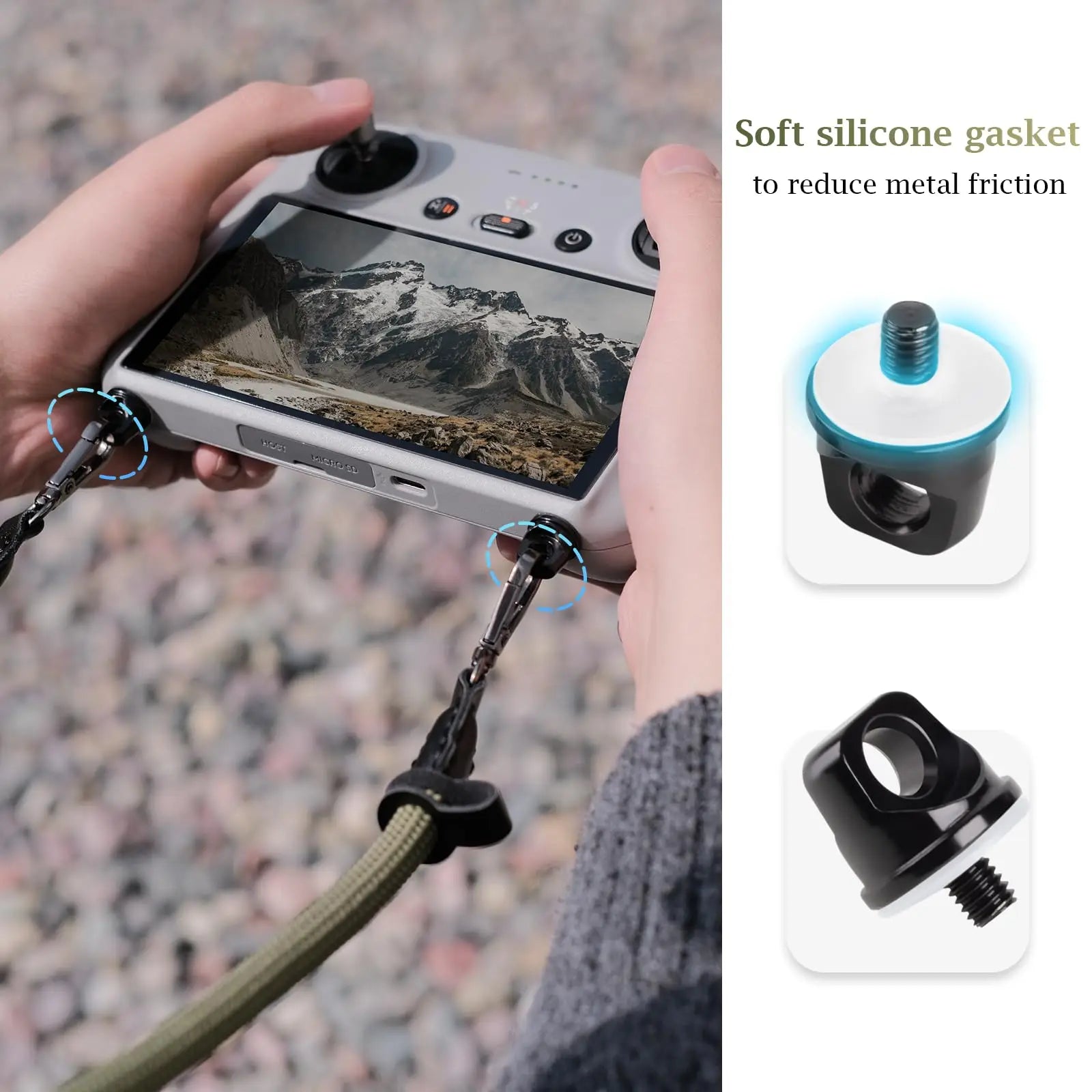 Lanyard for DJI RC & RC 2 & RC Pro Controller, Mini 4 Pro Lanyard RC Neck Strap, Nylon Lanyard Compatible For DJI NEO/Mini3/3Pro