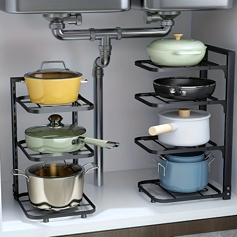 Soporte de Cocina Ajustable para Ollas